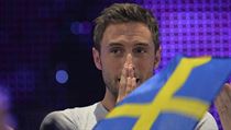 Mans Zelmerlow v souti Eurovize.