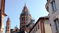 Gutenbergovo působiště Mohuč (německy Mainz), ležící nedaleko Frankfurtu nad...