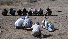 Paleontologové nali v oblasti Afar na severu Etiopie spodní elist, dáse a...