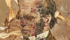 Rumunský pavilón. Adrian Ghenie: Charles Darwin jako mladý mu�.