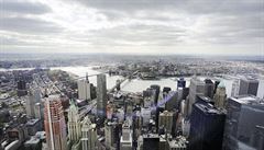 Výhled z nové observatoe v New Yorku nabízí pohled na Manhattan a iré okolí.