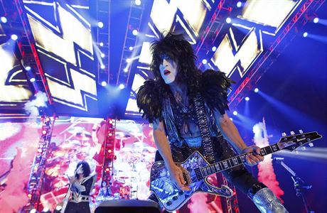 Americk rockov legenda Kiss zahrla 8. ervna v prask O2 aren.