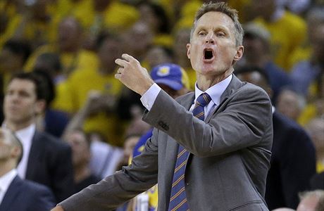 Trenér Steve Kerr z týmu Golden State Warriors