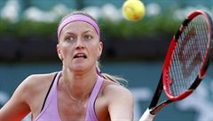Petra Kvitová v osmifinále Roland Garros.