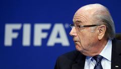 Znovuzvolený prezident FIFA Sepp Blatter.