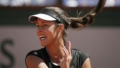 Srbka Ana Ivanoviová bhem semifinále Roland Garros proti Lucii afáové.