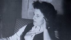 Marie Vaculíková, manelka Ludvíka Vaculíka, první pol. 60. let.