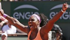 Serena Wiliamsová práv zvítzila na Roland Garros.
