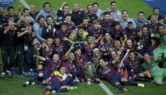 FC Barcelona - nejlepí tým Evropy pro sezonu 2014/2015.