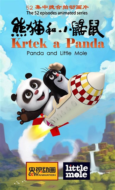 Vizualizace seriálu Krtek a Panda.