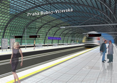 Rychlodráha na Kladno by měla vést z Masarykova nádraží přes Bubny, Stromovku a...