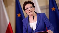 Polská premiérka Ewa Kopaczová na konferenci ve Varšavě. | na serveru Lidovky.cz | aktuální zprávy