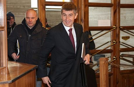 Andrej Babiš u bratislavského soudu