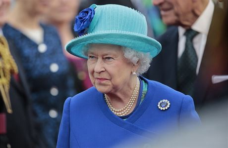 Britská královna Albta II. krátce poté, co dorazila na návtvu Nmecka.