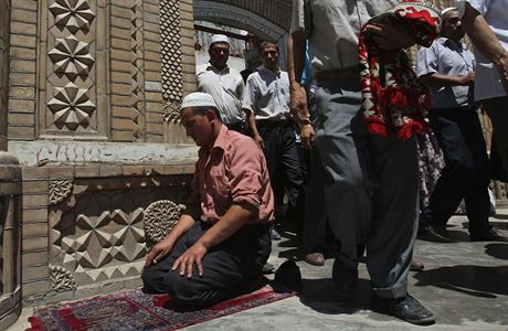 Ujgurové ijící v autonomní oblasti Sin-iang si dlouhodob stují na útlak ze...