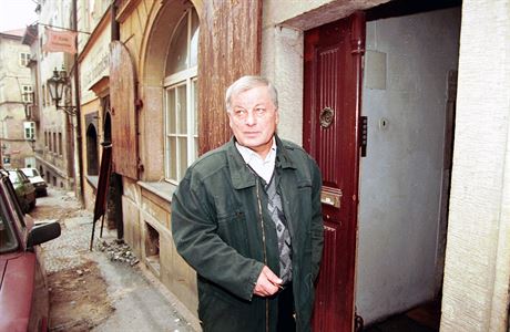 Josef Topol na snmku z roku 1995.