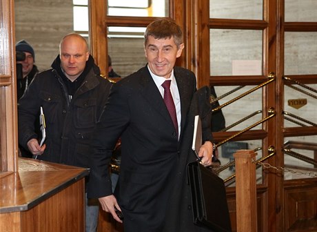 Andrej Babiš u bratislavského soudu