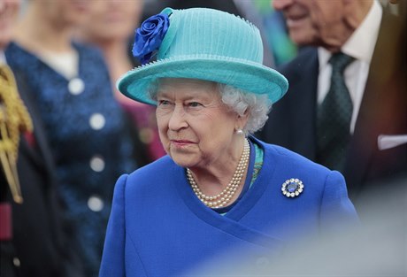 Britská královna Albta II. krátce poté, co dorazila na návtvu Nmecka.