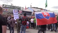 Musme brnit svj nrod. Na Slovensku demonstruj proti islamizaci