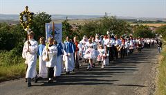 P�i D�kovné pouti vychází v�dy koncem srpna procesí na poutní místo na...