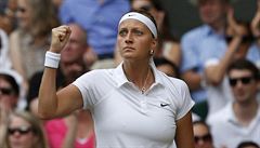 Wimbledon: Obhjkyn Kvitov me superfavoritky potkat a ve finle