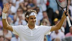 Roger Federer ve Wimbledonu 2014.