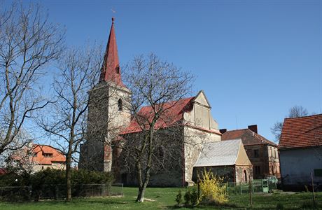 Kostel svatého Jana Ktitele v Kostelci na Tachovsku.