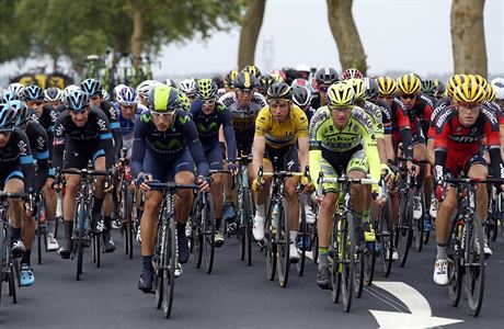 Momentka z 5. etapy Tour de France.