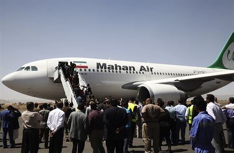 Íránská letecká společnost Mahan Air.