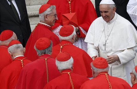 Pape Frantiek s kardinály