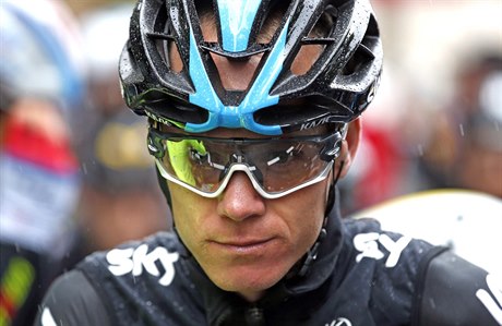 Chris Froome na startu 5. etapy Tour de France.