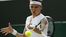 esk tenistka Lucie afov ve Wimbledonu.