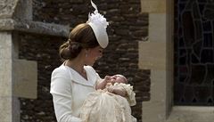 Vévodkyn z Cambridge a její dcera Charlotte.