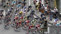 Momentka ze tvrté etapy Tour de France.