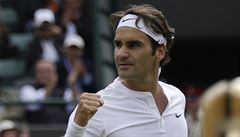Federer je podest v semifinle Wimbledonu, Wawrinka pekvapiv vypadl