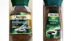 Výrobek Jacobs Krönung má v esku tém o 1/3 vyí obsah kofeinu.
