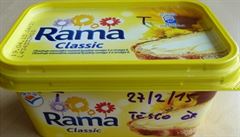 Obsah tuku ve výrobku Rama v esku: 60 %, v Nmecku: 70 %.