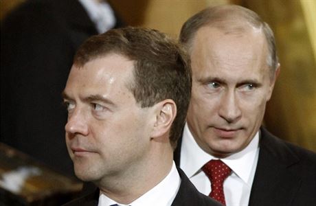 Dmitrij Medvdev a Vladimir Putin.
