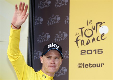 Brit Chris Froome na Tour de France.