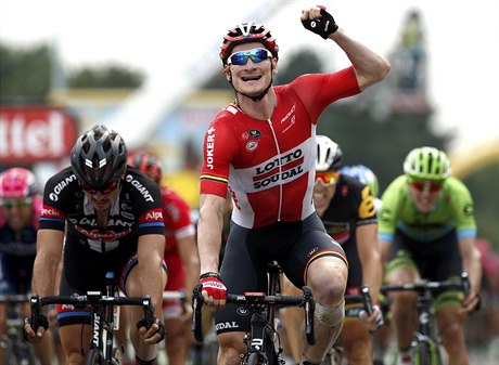 Andre Greipel vyhrál na Tour de France u tetí etapu.