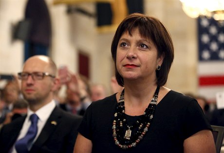 Ukrajinská ministryn financí Natalija Jareková.