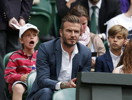 David Beckham na Wimbledonu