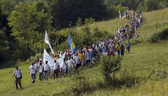 Mírový pochod pipomíná zbytenost masakru ve Sebrenici a konal se 8.7.