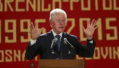 Clinton také pod�koval v�em, se kterými p�ed dvaceti lety jako prezident...