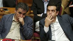 Premiér Tsipras při parlamentním hlasování. | na serveru Lidovky.cz | aktuální zprávy