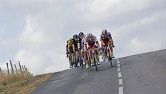 Momentka z 15. etapy Tour de France.