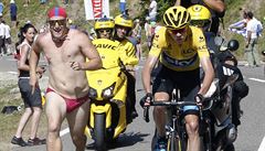 Chris Froome dře ve stoupání v desáté horské etapě Tour de France. | na serveru Lidovky.cz | aktuální zprávy