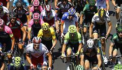 Peloton v 11. etap Tour de France