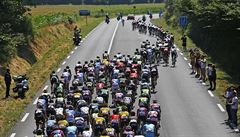 Peloton v 11. etap Tour de France
