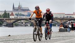 Automatické sítae zaznamenaly loni v Praze více ne 3,8 milionu cyklist.